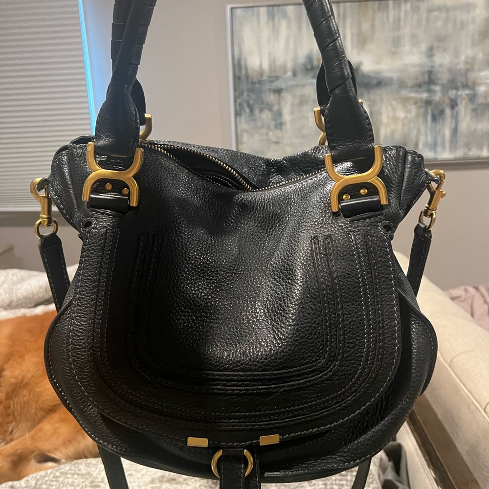 Authentic Chloe Black Handbag